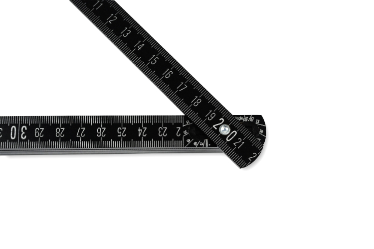 Bild von Holzgliedermaßstab, schwarz 